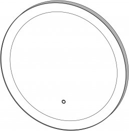 Spiegel JAZZ mit Rahmen